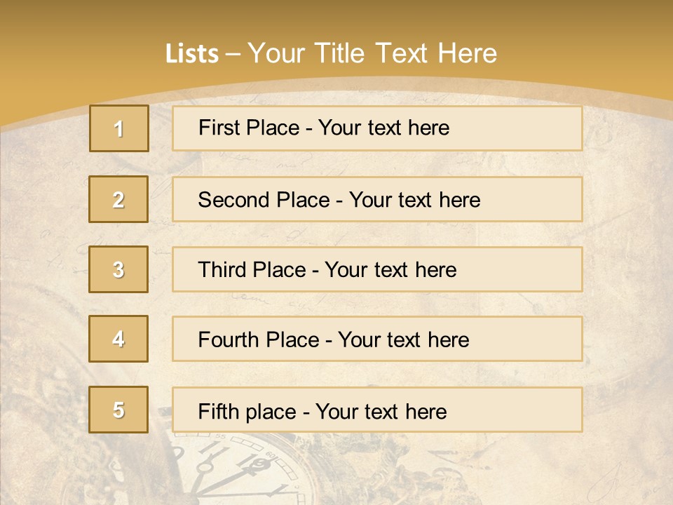 Yellow Concept Antique PowerPoint Template