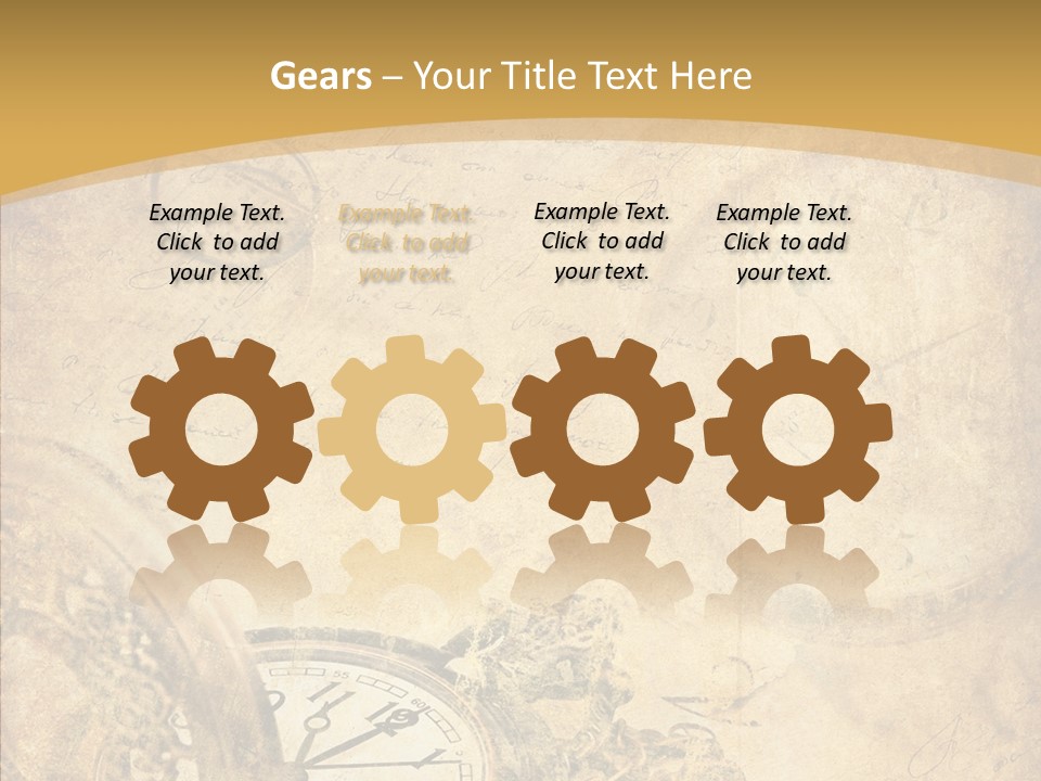 Yellow Concept Antique PowerPoint Template