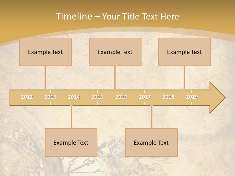 Yellow Concept Antique PowerPoint Template