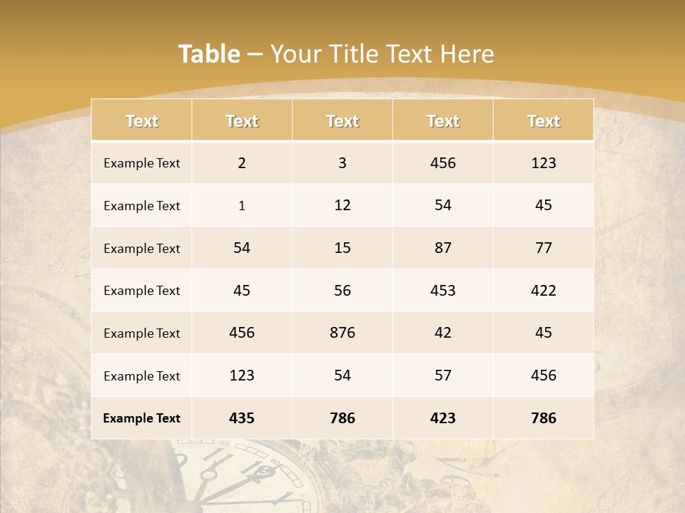 Yellow Concept Antique PowerPoint Template