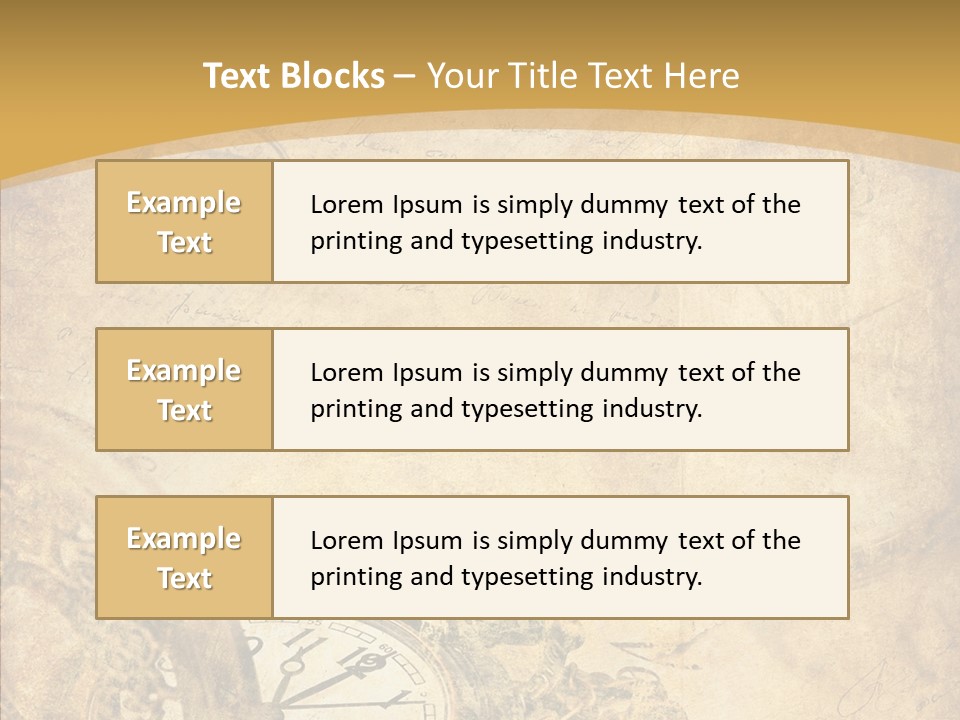 Yellow Concept Antique PowerPoint Template