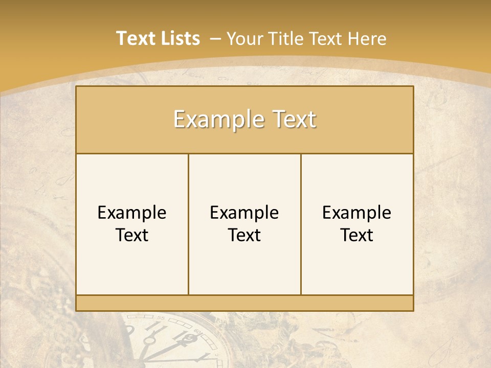 Yellow Concept Antique PowerPoint Template