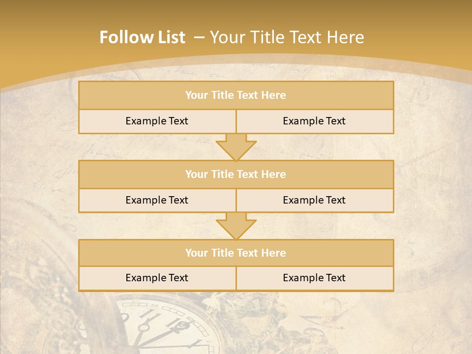 Yellow Concept Antique PowerPoint Template
