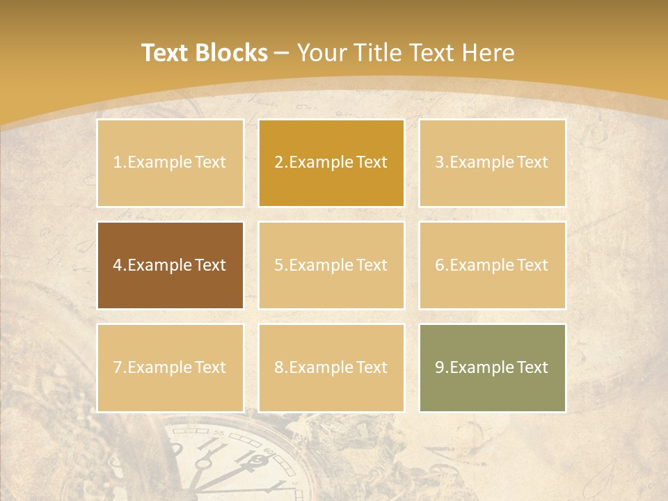 Yellow Concept Antique PowerPoint Template