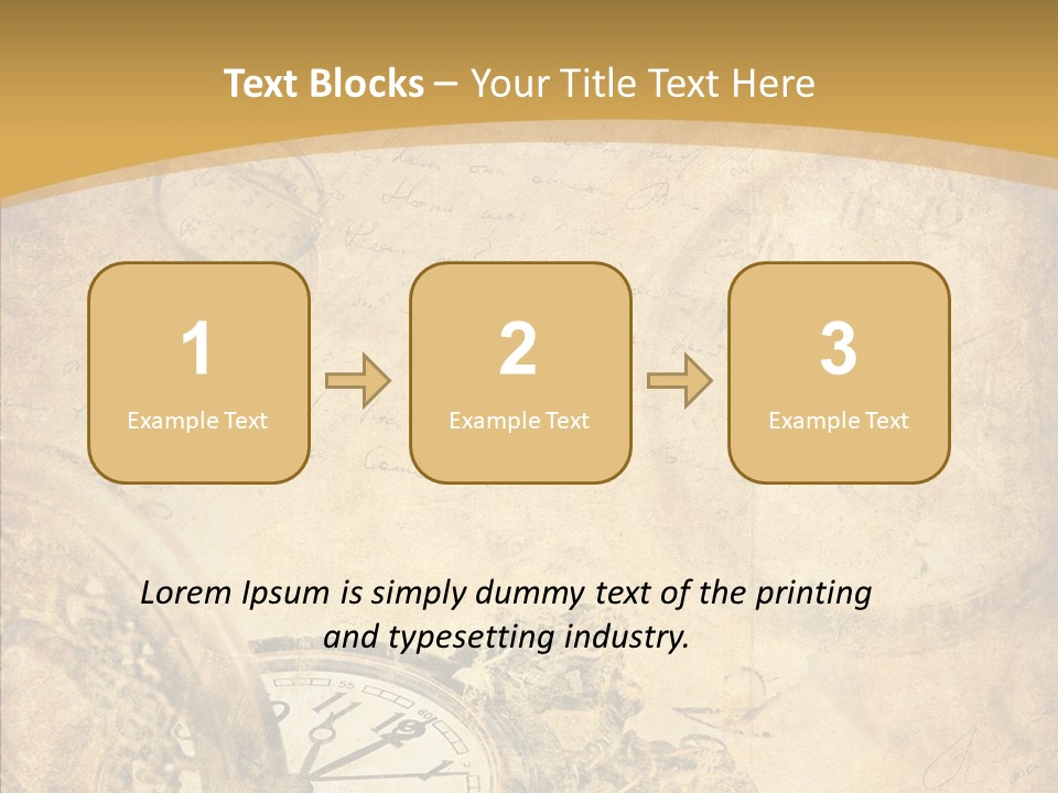 Yellow Concept Antique PowerPoint Template