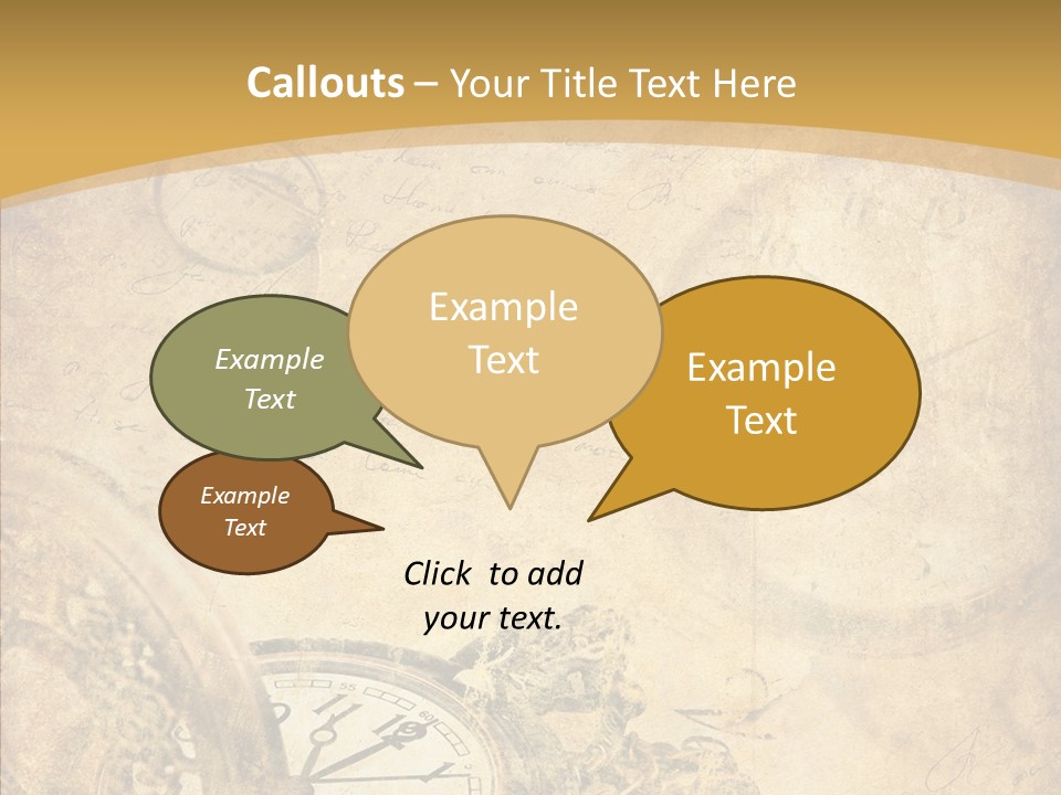 Yellow Concept Antique PowerPoint Template