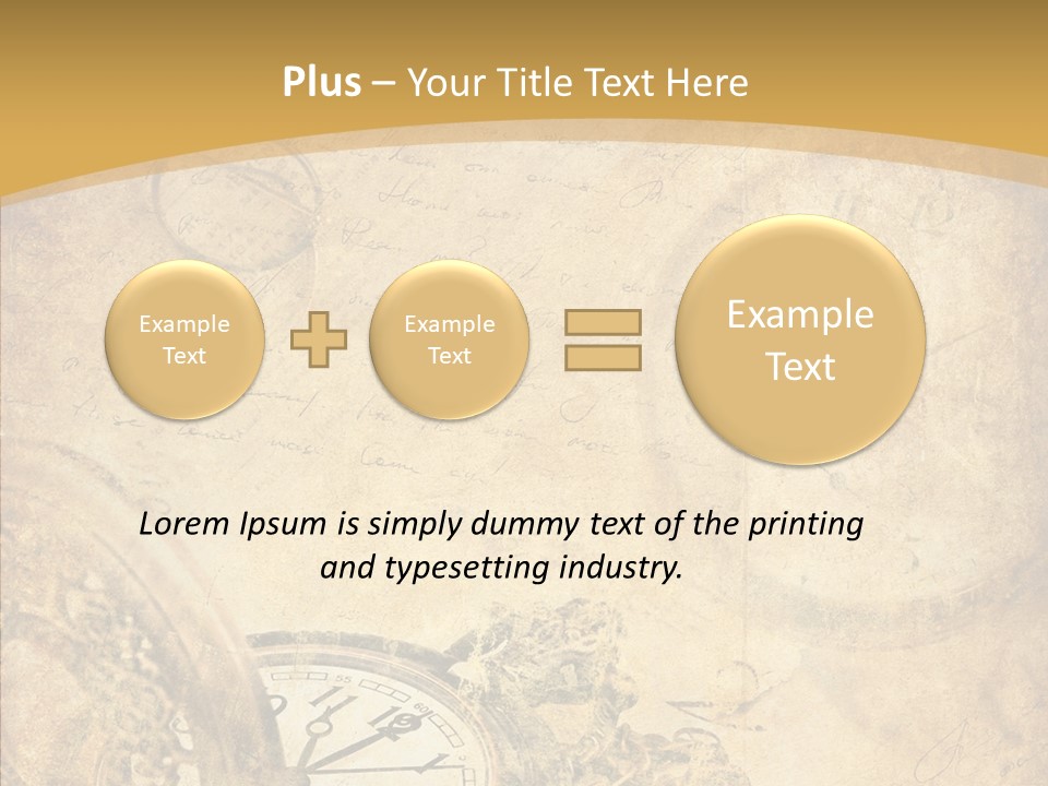 Yellow Concept Antique PowerPoint Template