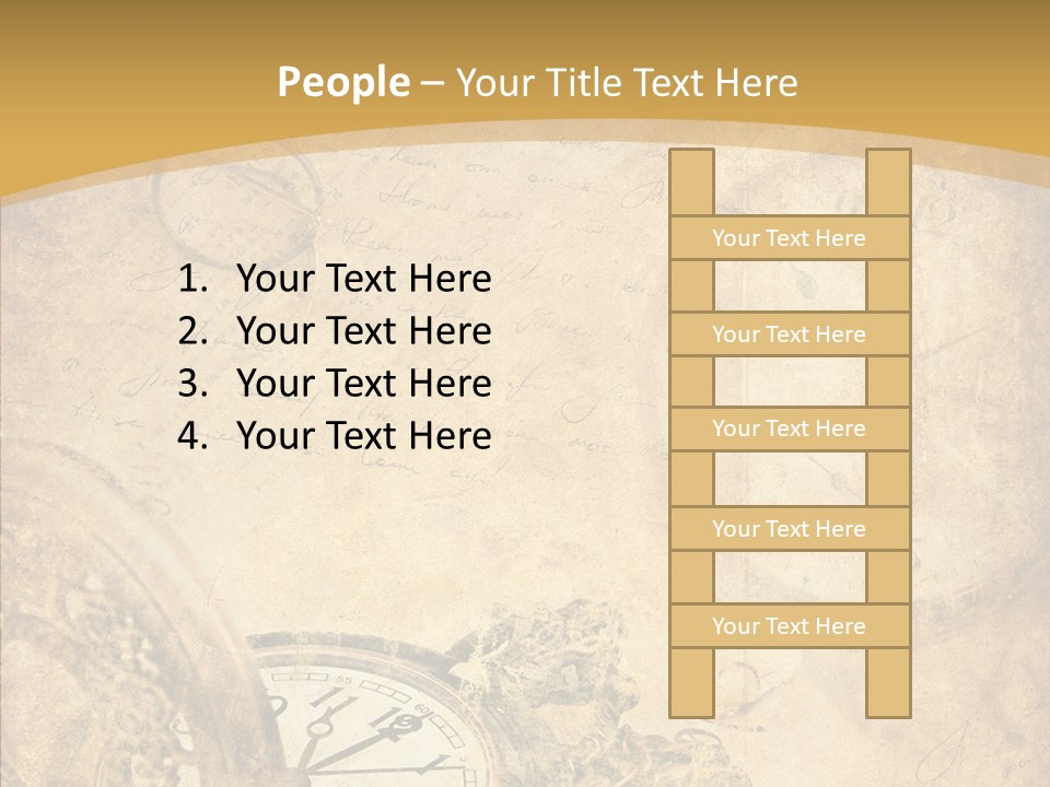 Yellow Concept Antique PowerPoint Template