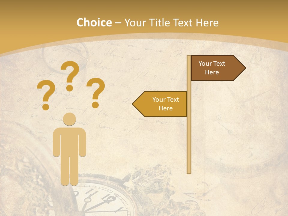 Yellow Concept Antique PowerPoint Template
