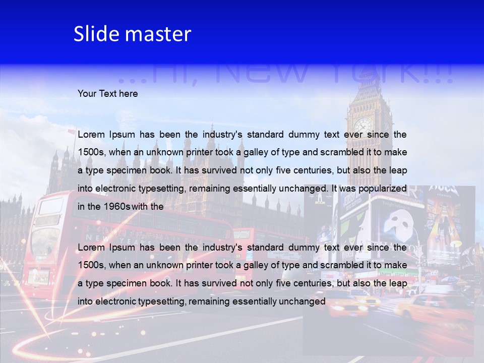 History Palace London PowerPoint Template