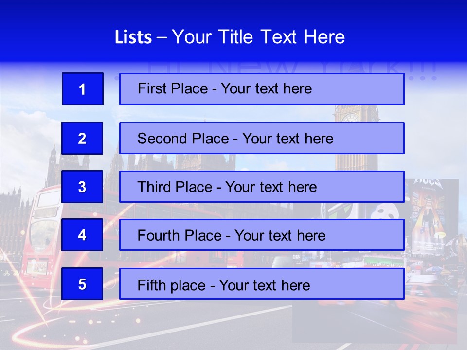 History Palace London PowerPoint Template