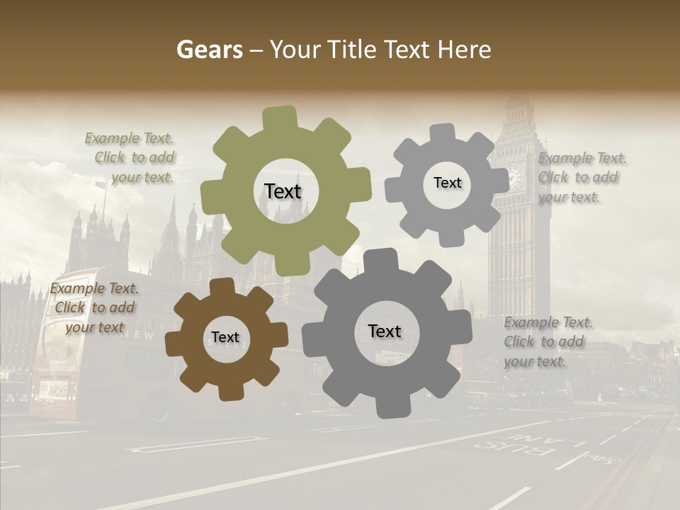 Westminster Britain England PowerPoint Template