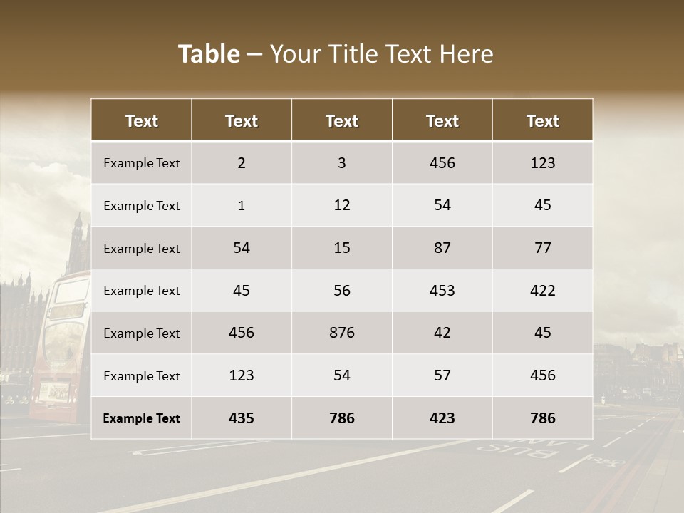 Westminster Britain England PowerPoint Template