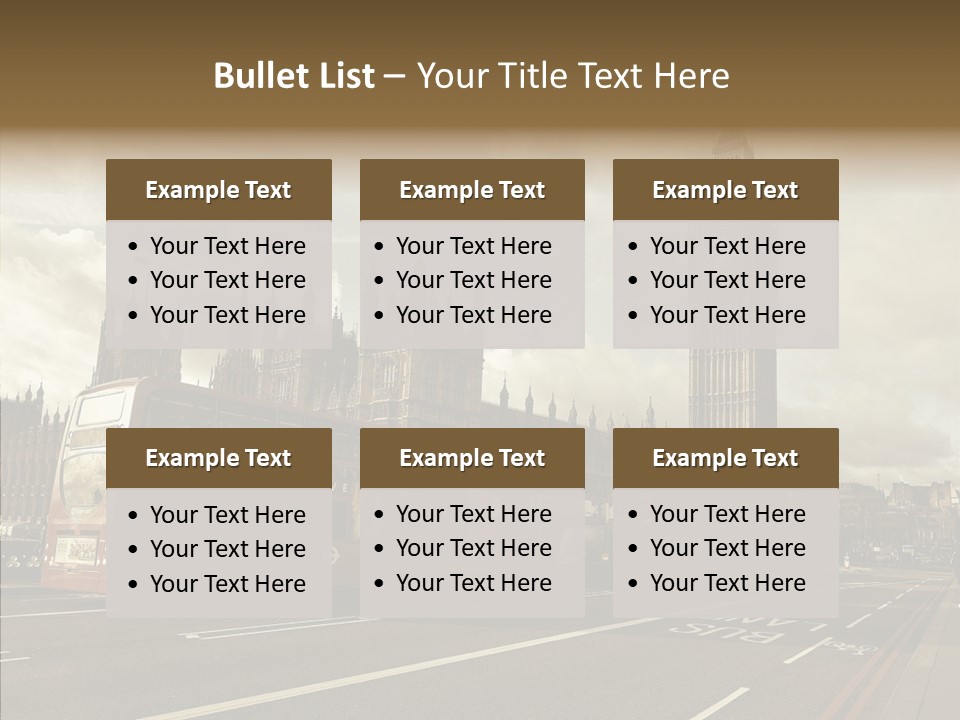 Westminster Britain England PowerPoint Template