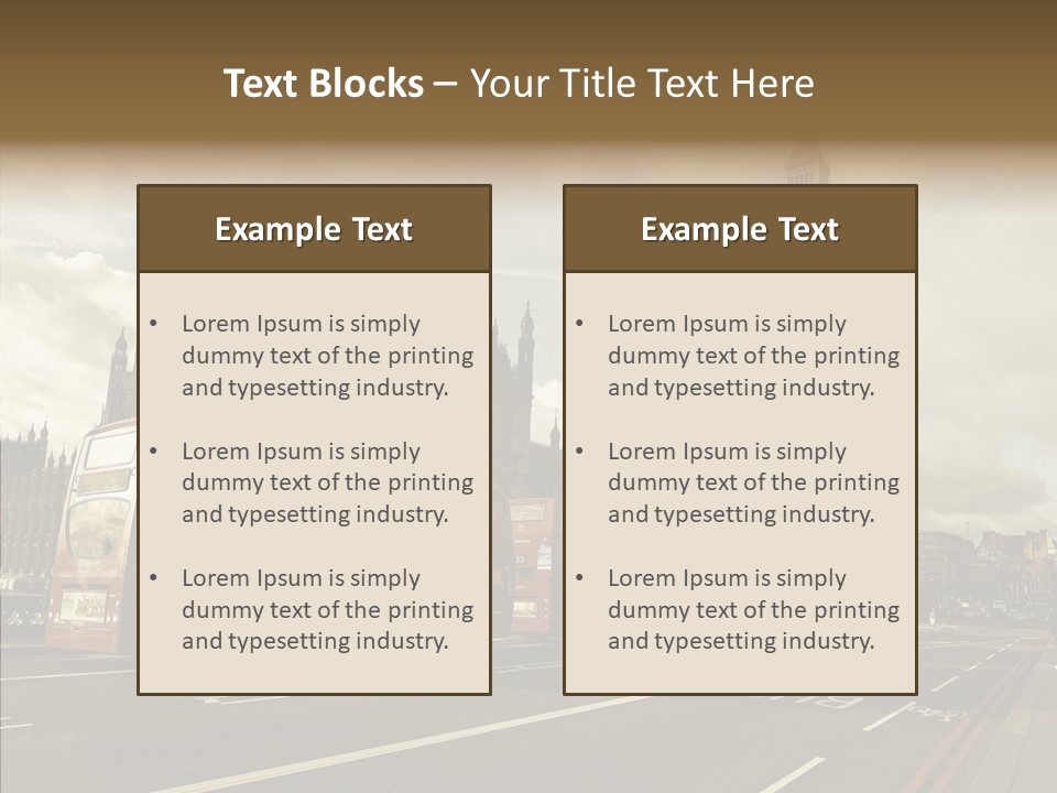 Westminster Britain England PowerPoint Template