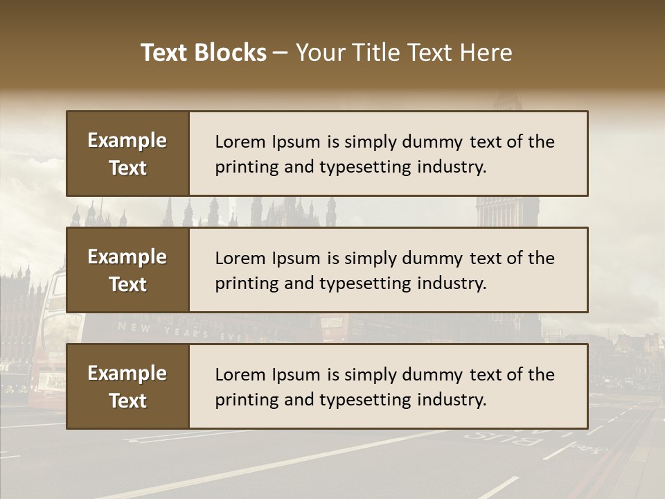 Westminster Britain England PowerPoint Template