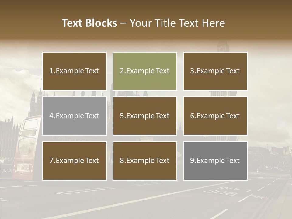 Westminster Britain England PowerPoint Template