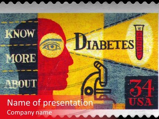 Stamp Post Aged PowerPoint Template