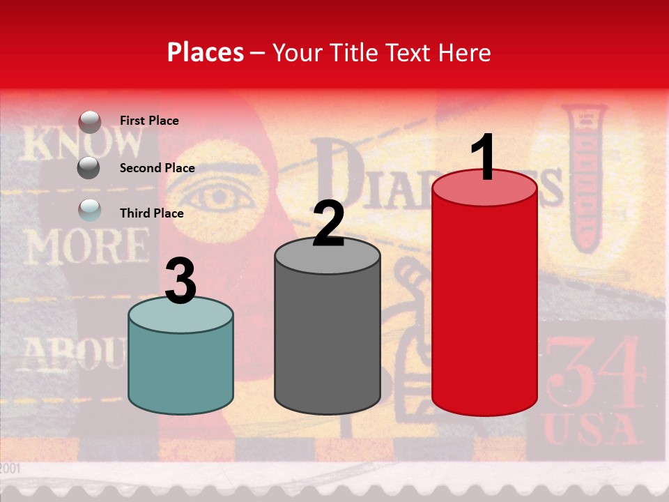 Stamp Post Aged PowerPoint Template