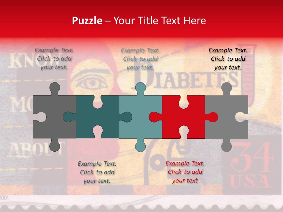 Stamp Post Aged PowerPoint Template