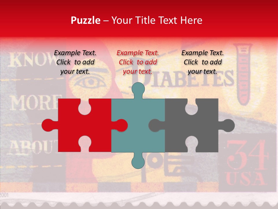 Stamp Post Aged PowerPoint Template