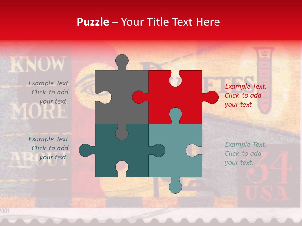 Stamp Post Aged PowerPoint Template