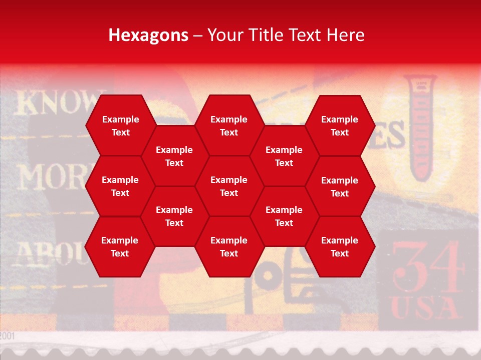 Stamp Post Aged PowerPoint Template