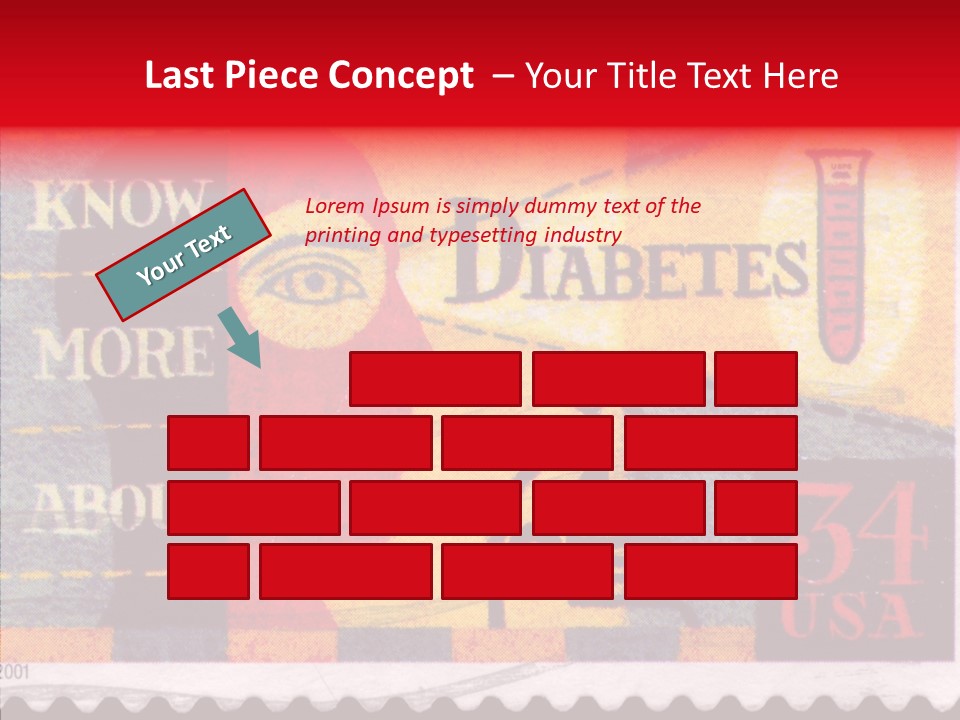 Stamp Post Aged PowerPoint Template