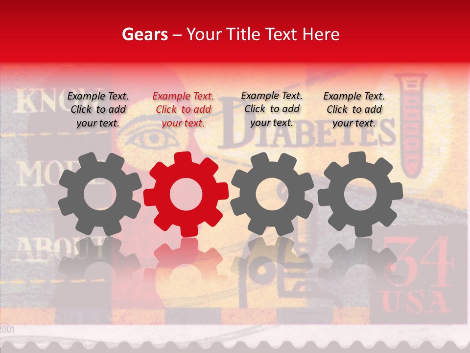 Stamp Post Aged PowerPoint Template