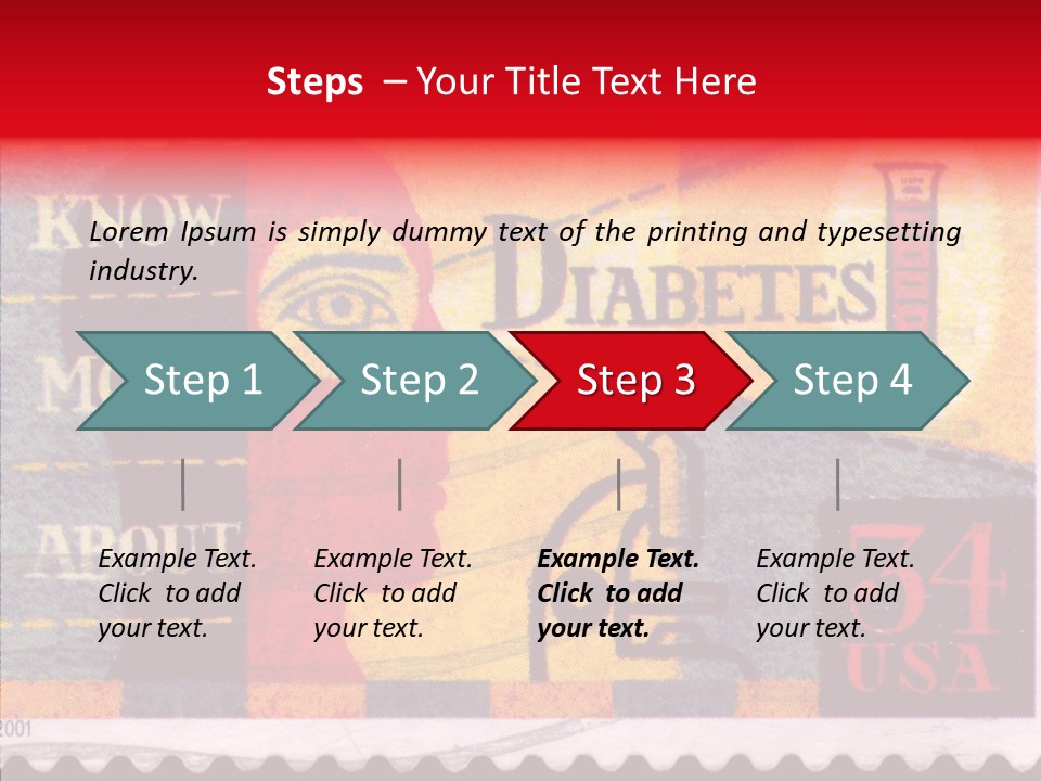Stamp Post Aged PowerPoint Template