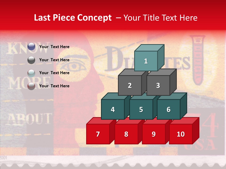 Stamp Post Aged PowerPoint Template