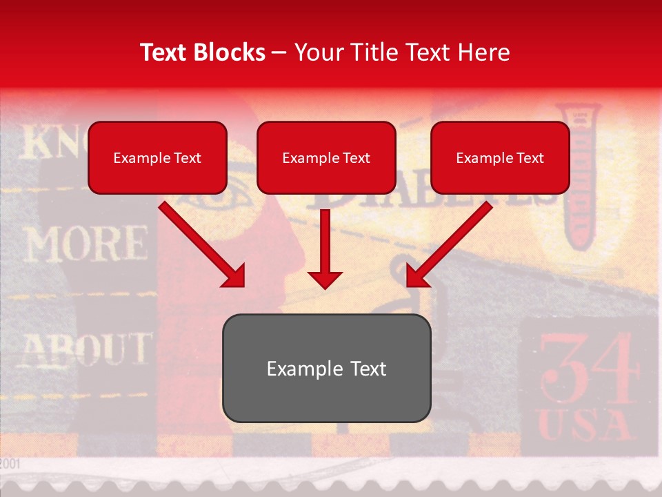 Stamp Post Aged PowerPoint Template