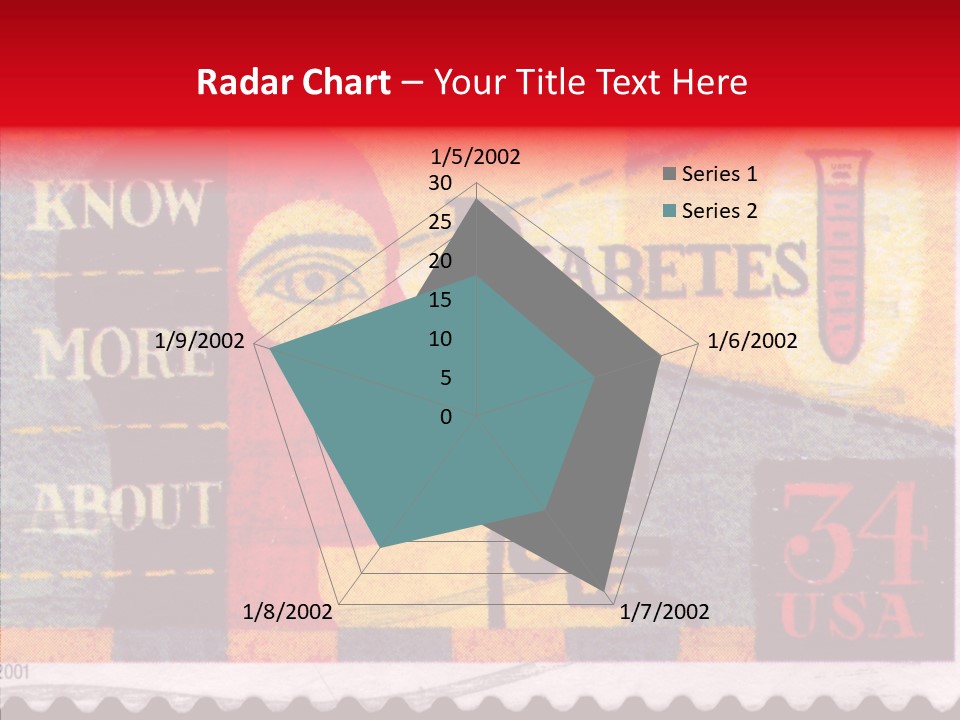 Stamp Post Aged PowerPoint Template