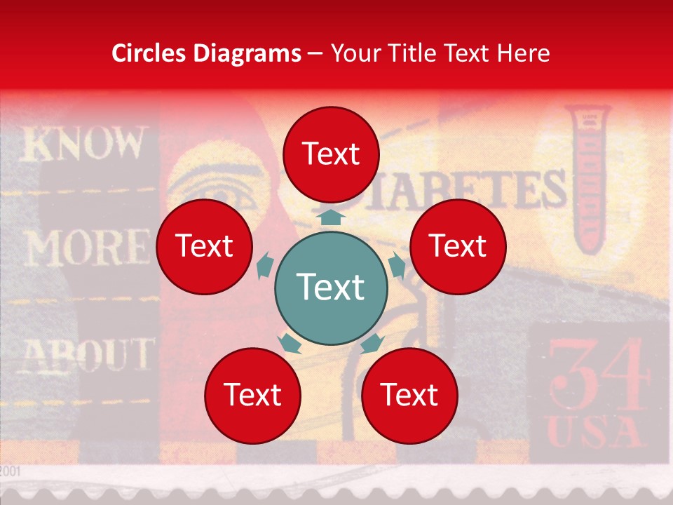 Stamp Post Aged PowerPoint Template