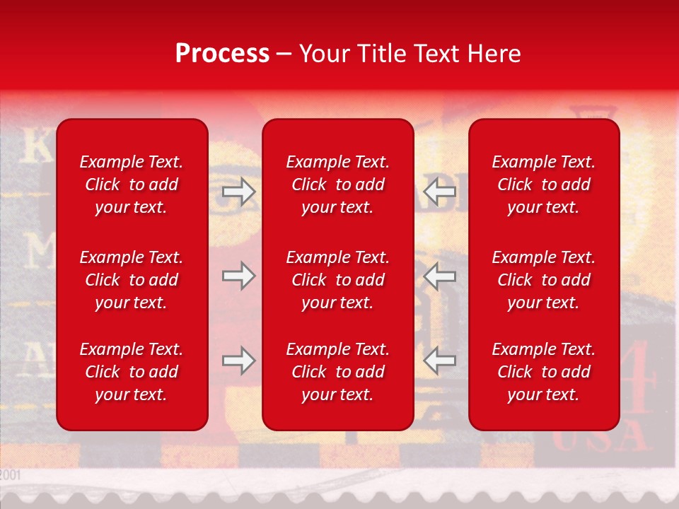 Stamp Post Aged PowerPoint Template