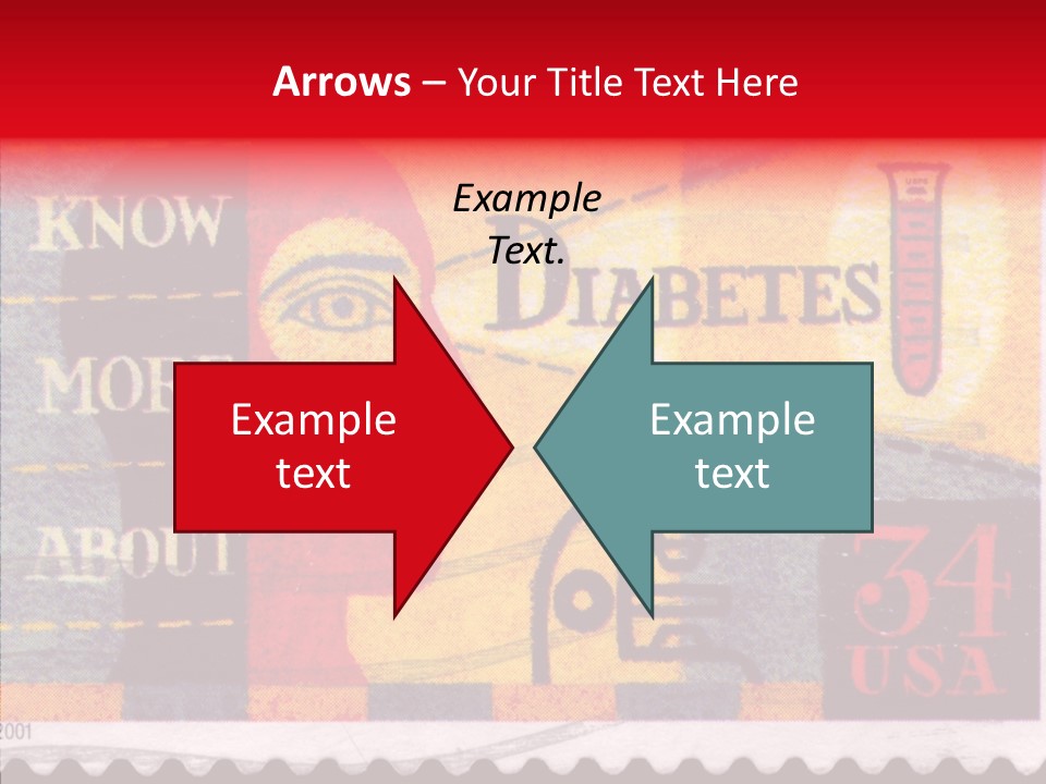 Stamp Post Aged PowerPoint Template