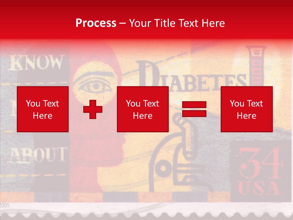 Stamp Post Aged PowerPoint Template