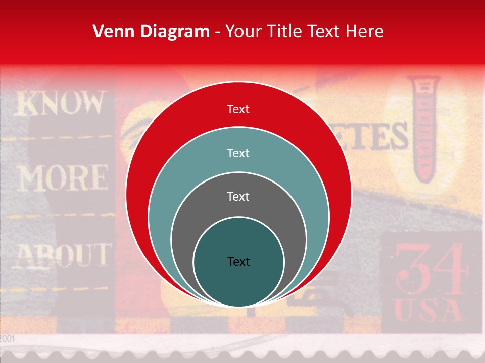 Stamp Post Aged PowerPoint Template
