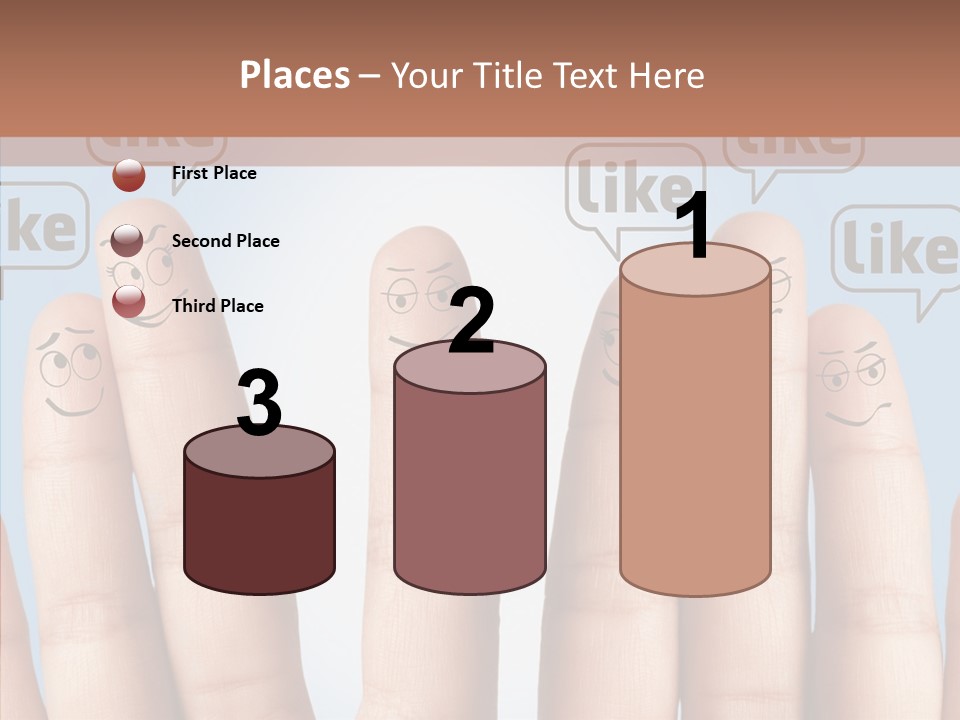 Comunity Experience Happy Face PowerPoint Template