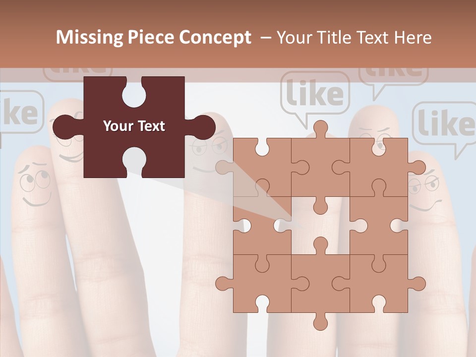 Comunity Experience Happy Face PowerPoint Template