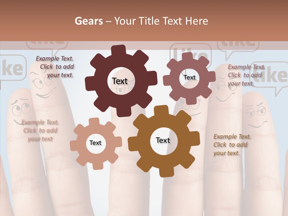 Comunity Experience Happy Face PowerPoint Template