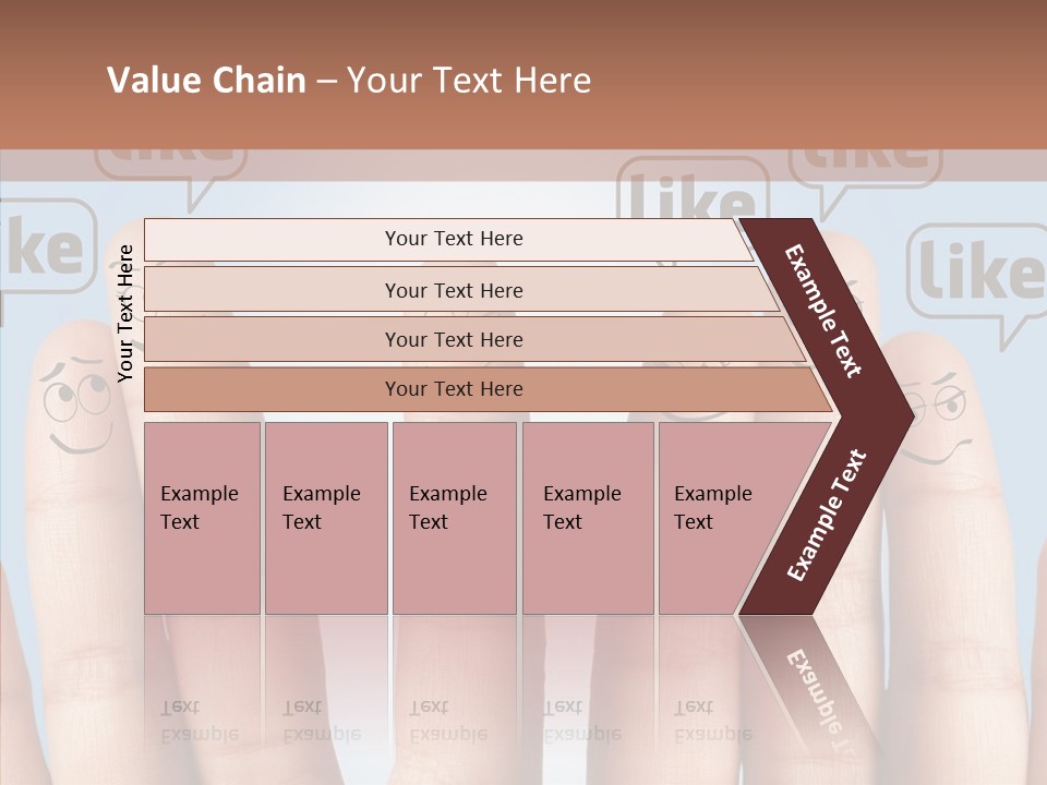 Comunity Experience Happy Face PowerPoint Template