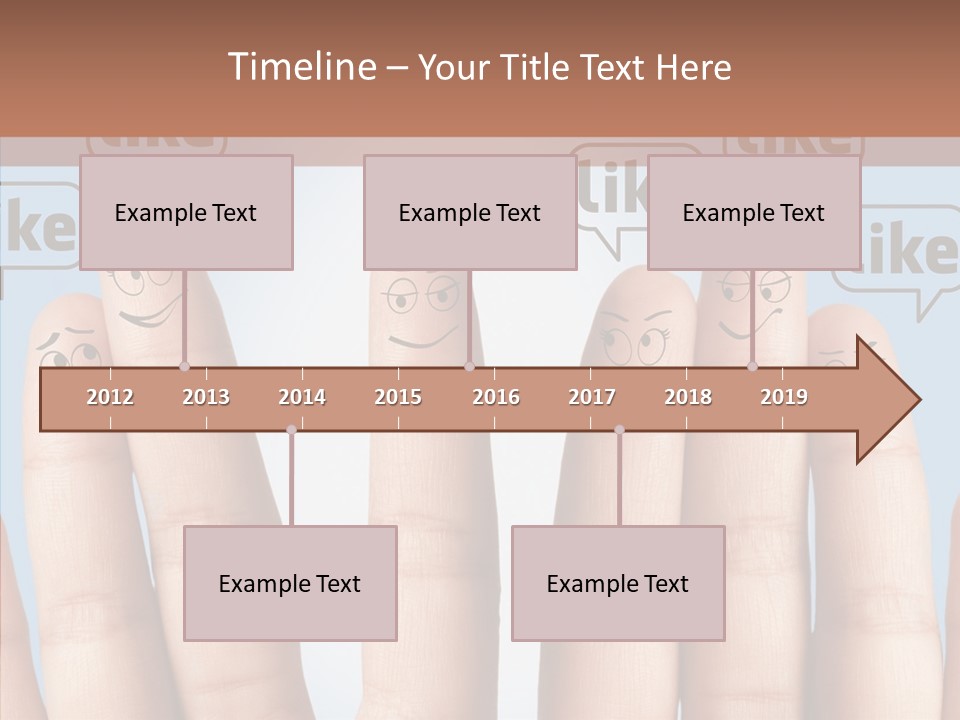 Comunity Experience Happy Face PowerPoint Template