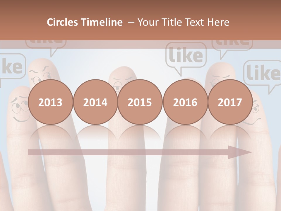 Comunity Experience Happy Face PowerPoint Template