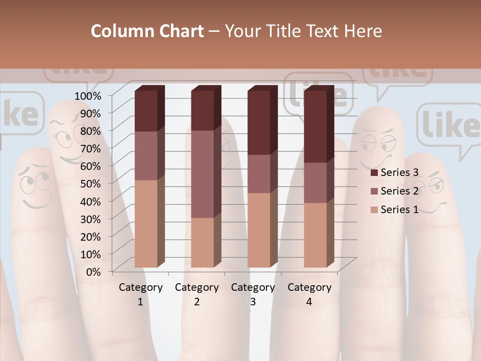 Comunity Experience Happy Face PowerPoint Template