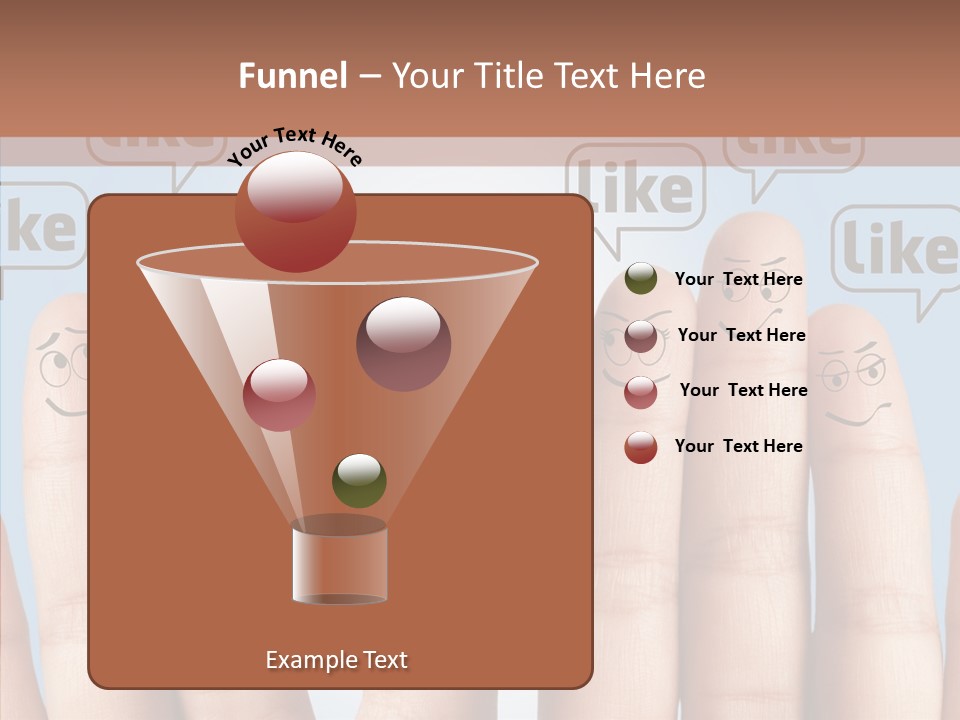 Comunity Experience Happy Face PowerPoint Template