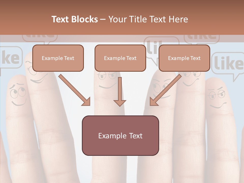 Comunity Experience Happy Face PowerPoint Template