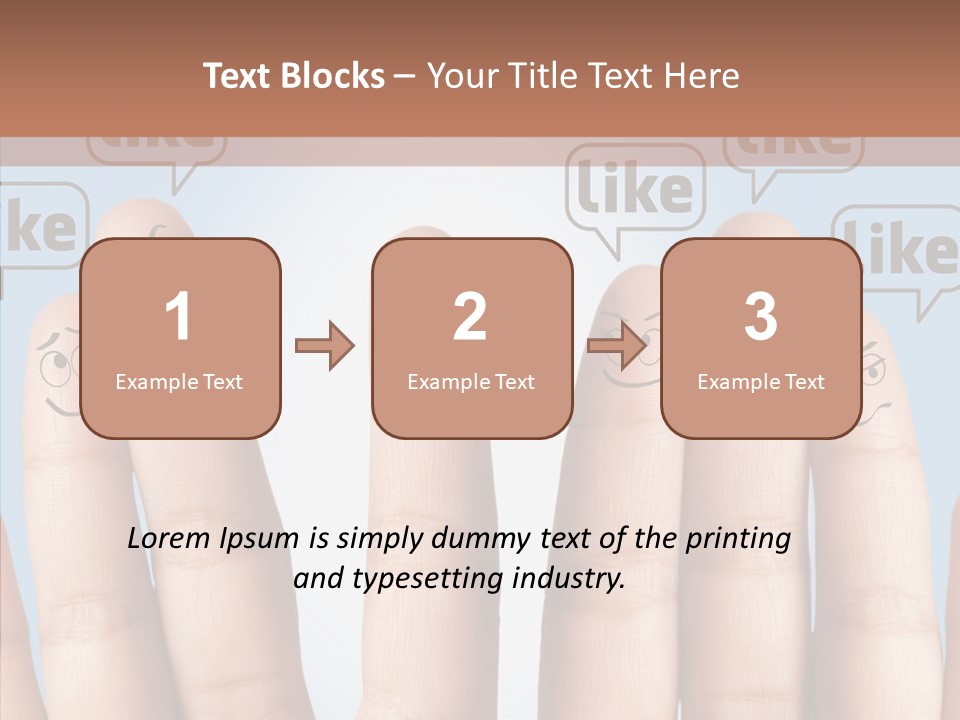 Comunity Experience Happy Face PowerPoint Template
