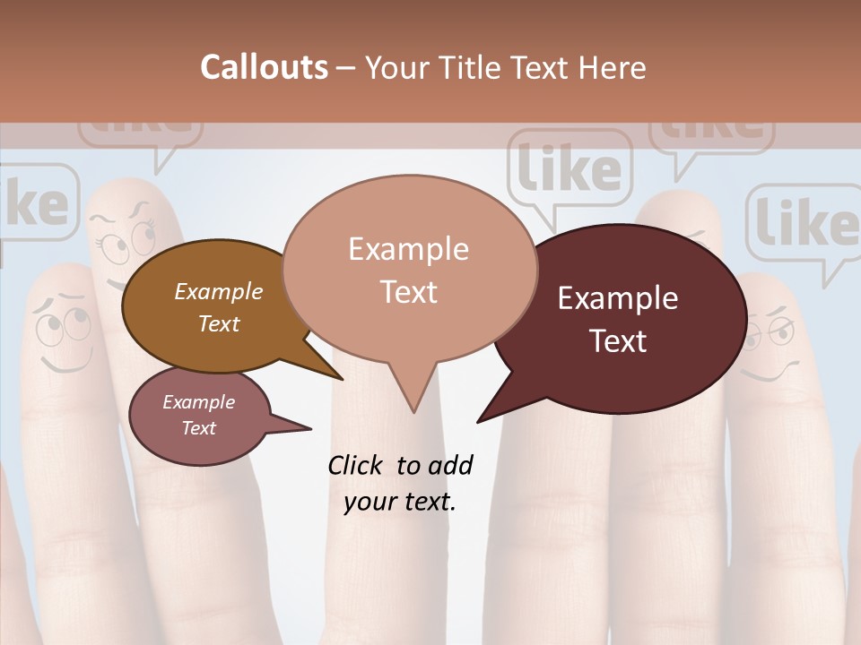 Comunity Experience Happy Face PowerPoint Template