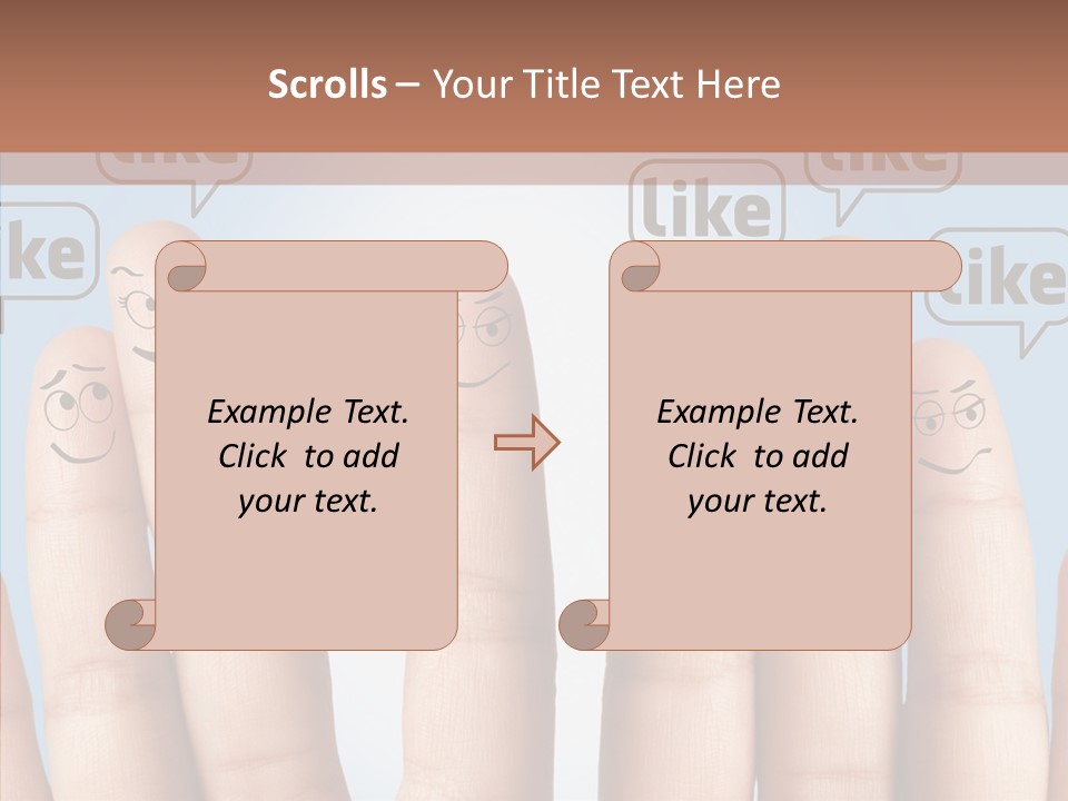 Comunity Experience Happy Face PowerPoint Template